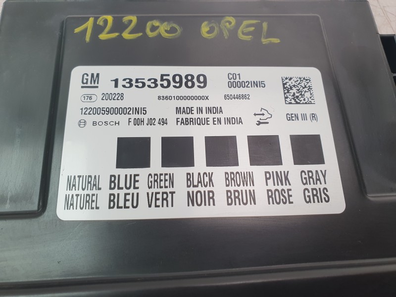 Recambio de modulo electronico para opel insignia b grand sport (z18) 2.0 (68) referencia OEM IAM 13535989  