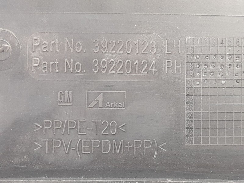 Recambio de torpedo para opel insignia b grand sport (z18) 2.0 (68) referencia OEM IAM YR00703280  