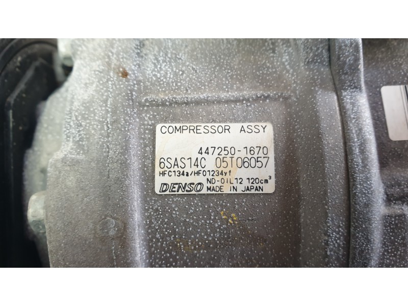 Recambio de compresor aire acondicionado para mercedes-benz clase cla (w117) cla 200 cdi (117.308) referencia OEM IAM 4472501670