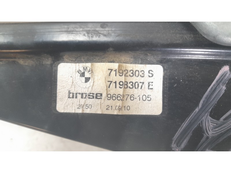 Recambio de elevalunas trasero izquierdo para bmw z4 roadster (e89) sdrive 23i referencia OEM IAM 7192303S  