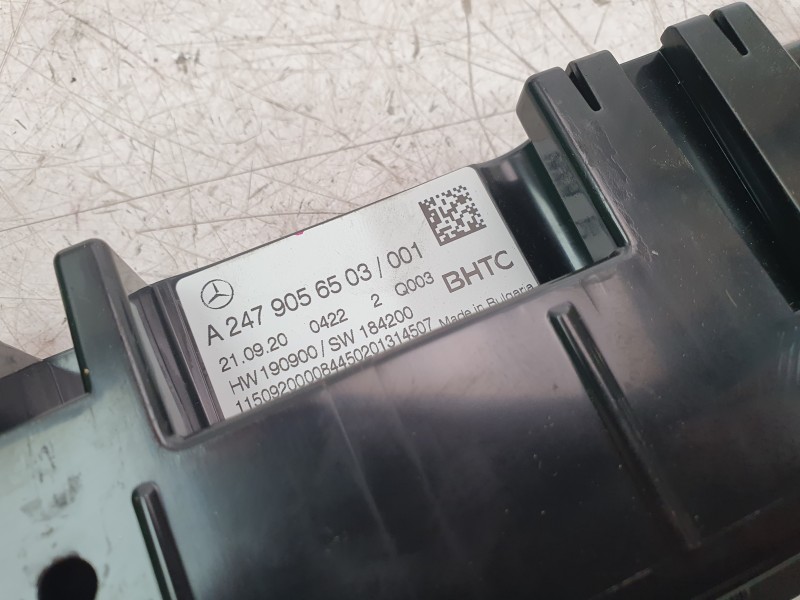 Recambio de mando climatizador para mercedes-benz clase a berlina (bm 177) a 200 d (117.112) referencia OEM IAM A2479056503  