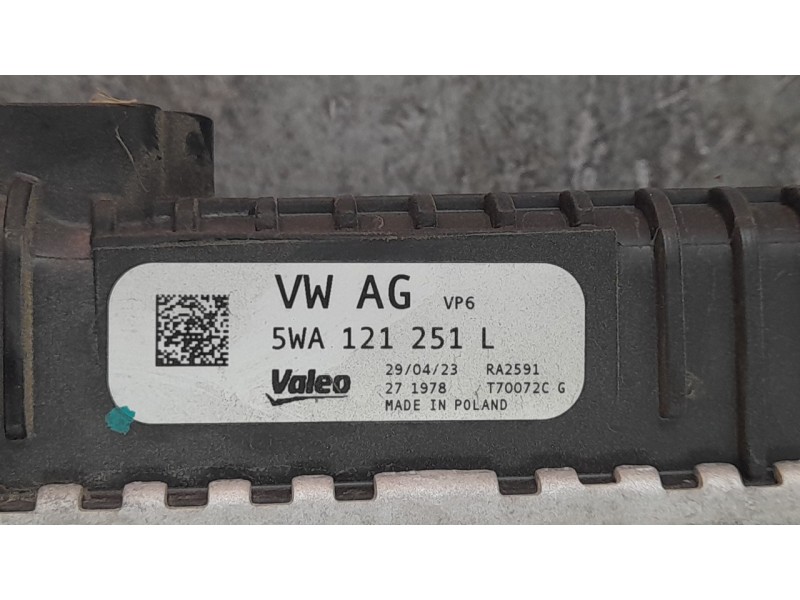 Recambio de radiador agua para volkswagen touran (5t1) 2.0 tdi referencia OEM IAM 5Q0121251GQ  