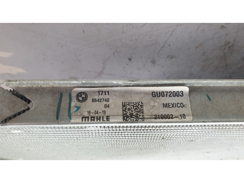 Recambio de radiador agua para bmw x4 (g02, f98) xdrive 30 i referencia OEM IAM 21990210  
