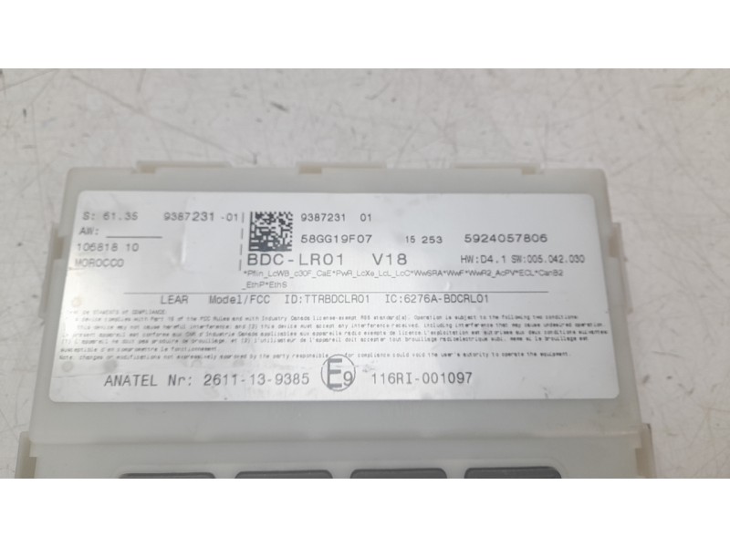 Recambio de caja reles / fusibles para bmw 2 active tourer (f45) 218 d referencia OEM IAM 938723101  