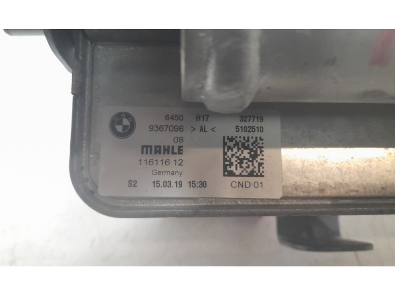 Recambio de condensador / radiador aire acondicionado para bmw x4 (g02, f98) xdrive 30 i referencia OEM IAM 64509367096  