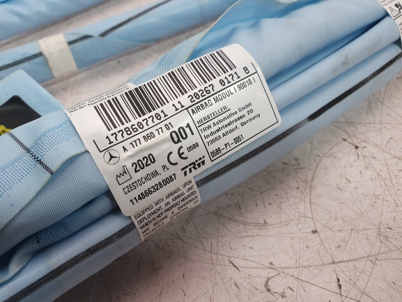 Recambio de airbag cortina delantero izquierdo para mercedes-benz clase a berlina (bm 177) a 200 d (117.112) referencia OEM IAM 