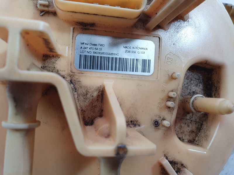 Recambio de bomba combustible para mercedes-benz clase a berlina (bm 177) a 200 d (117.112) referencia OEM IAM A2474706403  