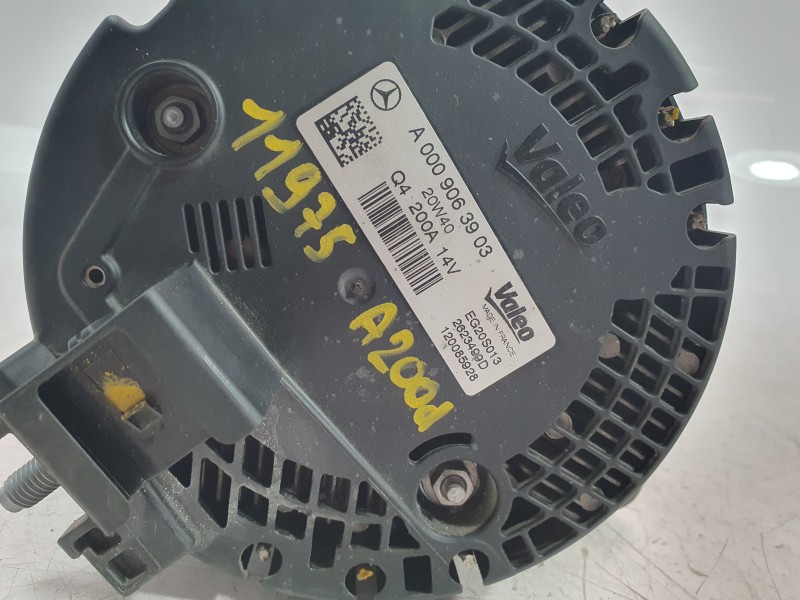 Recambio de alternador para mercedes-benz clase a berlina (bm 177) a 200 d (117.112) referencia OEM IAM A0009063903  