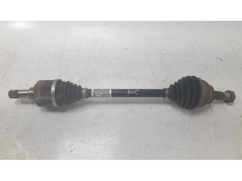 Recambio de transmision delantera derecha para citroën c3 aircross ii van (2c_, 2r_) puretech 82 referencia OEM IAM 9809710080  