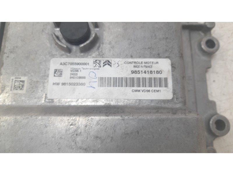 Recambio de centralita motor uce para citroën c3 aircross ii van (2c_, 2r_) puretech 82 referencia OEM IAM 1677754480  