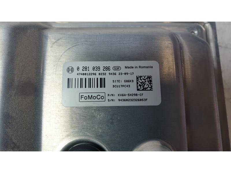 Recambio de modulo electronico para ford transit connect v408 furgoneta/monovolumen 1.5 ecoblue referencia OEM IAM 0281039286  