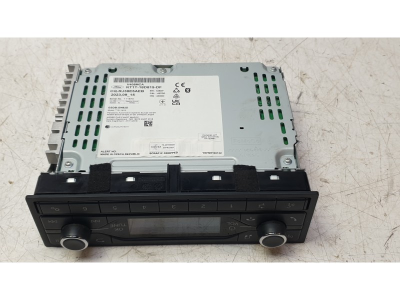Recambio de sistema audio / radio cd para ford transit connect v408 furgoneta/monovolumen 1.5 ecoblue referencia OEM IAM KT1T18D