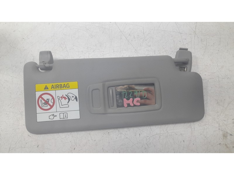 Recambio de parasol derecho para bmw 2 active tourer (f45) 218 d referencia OEM IAM 51165A3BCA6  
