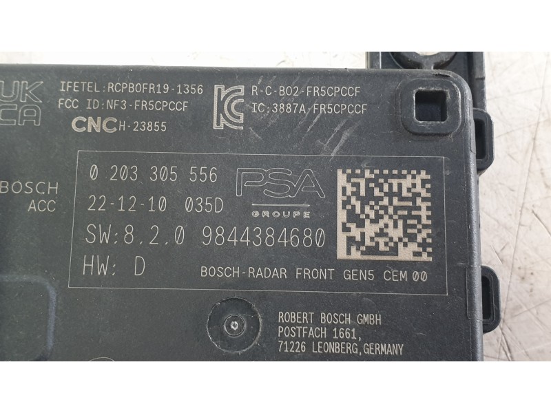 Recambio de sensor para peugeot 408 ii (fp_, f3_, fm_) puretech 130 referencia OEM IAM 9844384680  