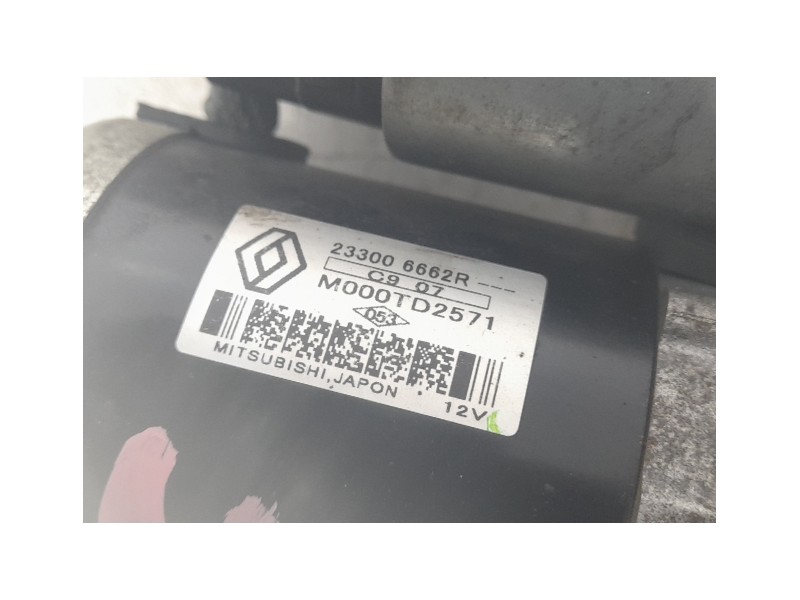 Recambio de motor arranque para renault megane iv sport tourer (k9a/m/n_) 1.3 tce 140 (k9nb) referencia OEM IAM 233006662R  ARF2