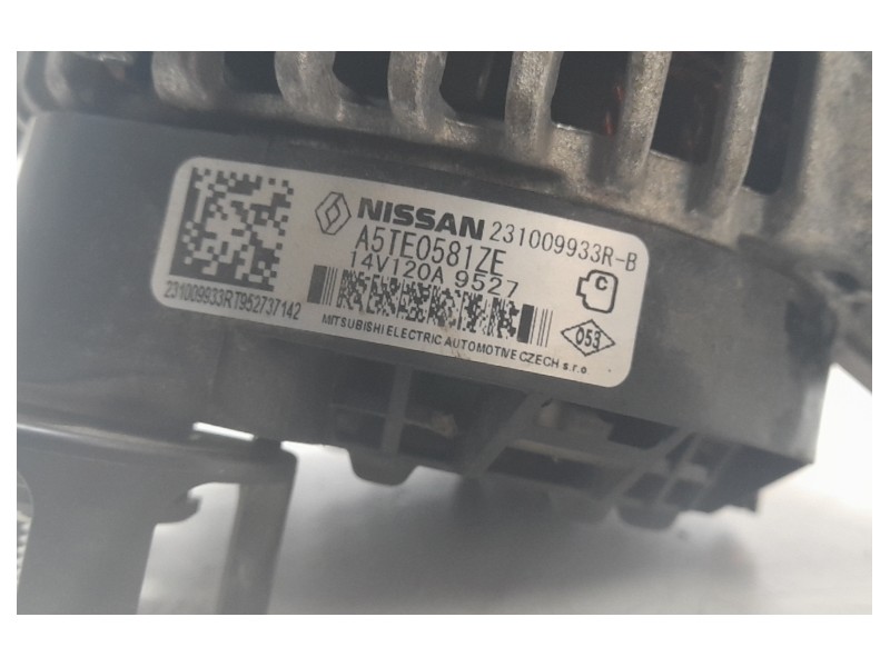 Recambio de alternador para renault megane iv sport tourer (k9a/m/n_) 1.3 tce 140 (k9nb) referencia OEM IAM 231009933R  ALF15045