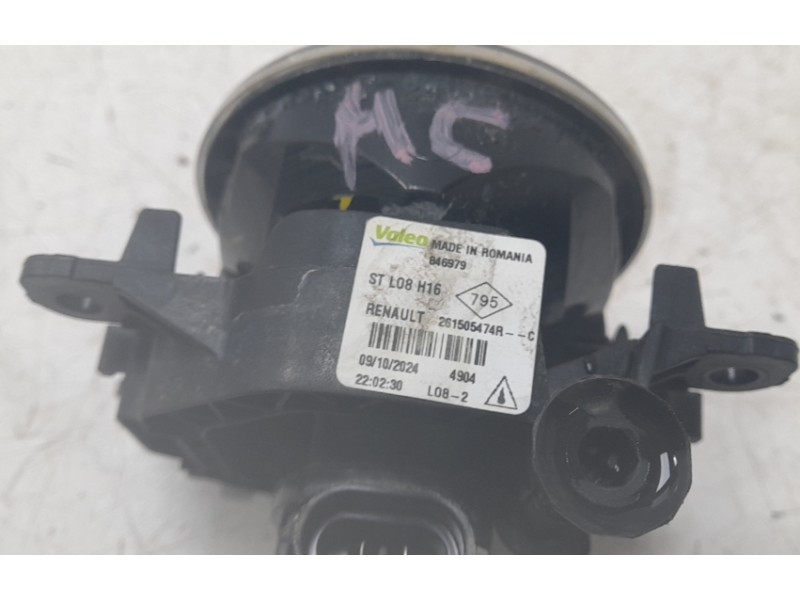 Recambio de faro antiniebla derecho para dacia duster iii eco-g 100 essential referencia OEM IAM 261505474R  