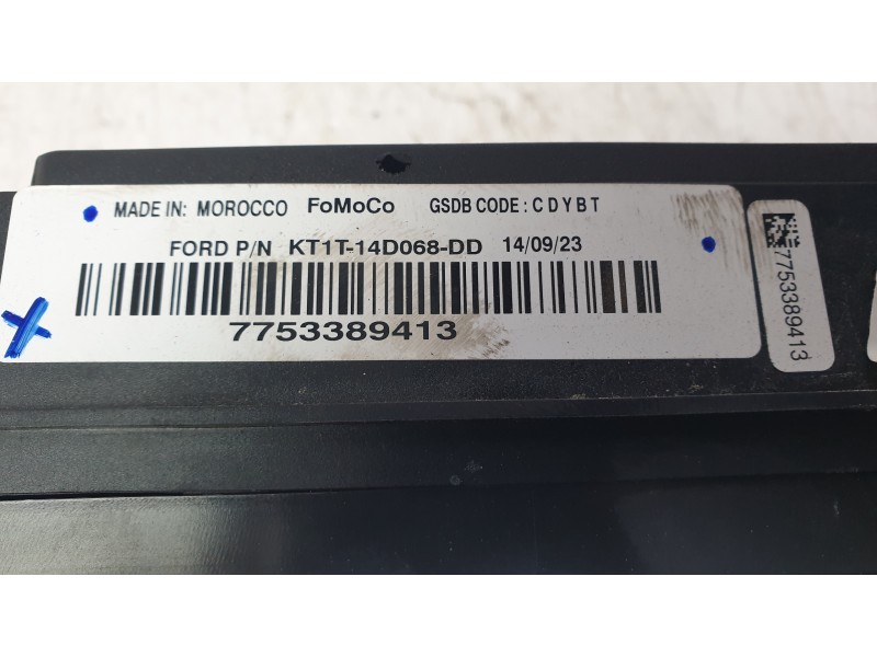 Recambio de caja reles / fusibles para ford transit connect v408 furgoneta/monovolumen 1.5 ecoblue referencia OEM IAM KT1T14D068