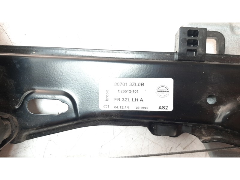 Recambio de elevalunas delantero izquierdo para nissan pulsar (c13) acenta referencia OEM IAM 807013ZL0B  