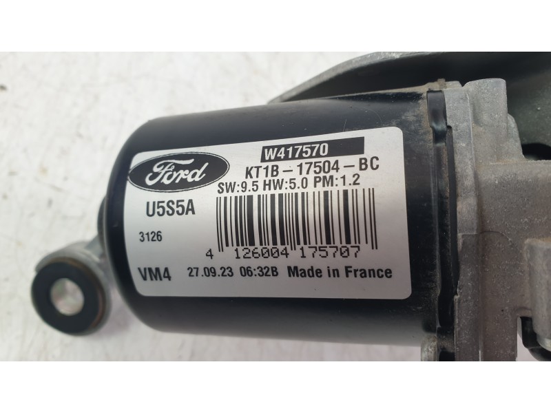 Recambio de motor limpia delantero para ford transit connect v408 furgoneta/monovolumen 1.5 ecoblue referencia OEM IAM KT1B17504