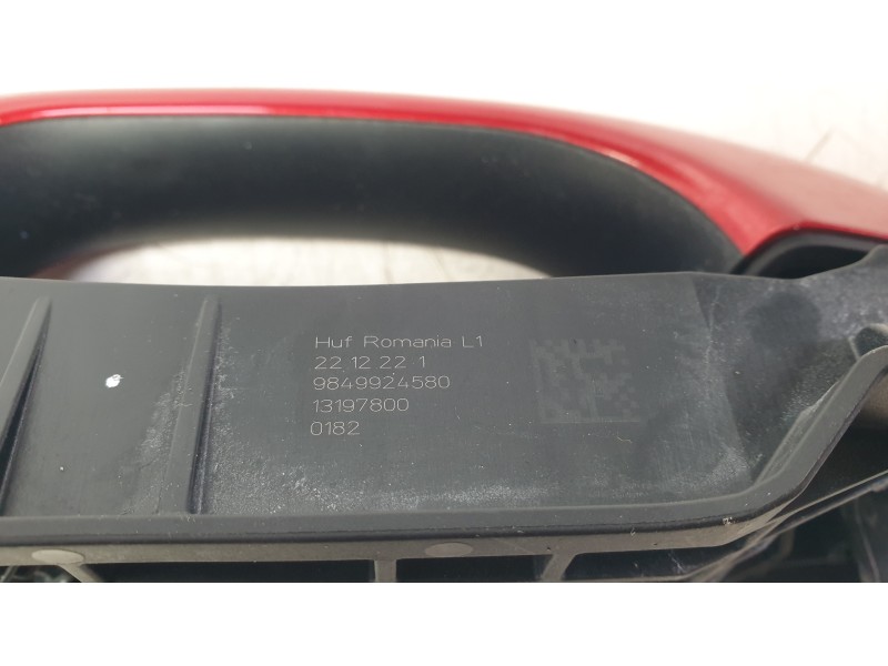 Recambio de maneta exterior delantera derecha para peugeot 408 ii (fp_, f3_, fm_) puretech 130 referencia OEM IAM 9849924580  