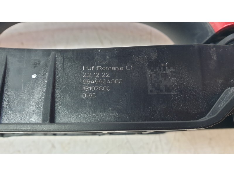 Recambio de maneta exterior trasera derecha para peugeot 408 ii (fp_, f3_, fm_) puretech 130 referencia OEM IAM 9849924580  