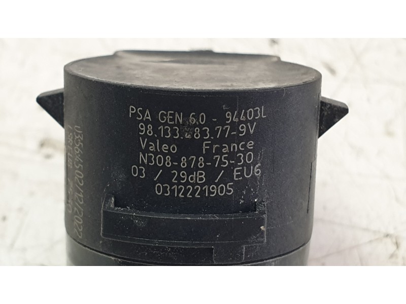 Recambio de sensor aparcamiento delantero para mg zs suv (azs1) 1.5 vti referencia OEM IAM 98133483779V  