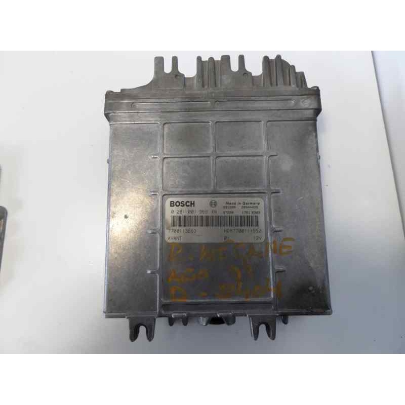 Recambio de centralita motor uce para renault megane i coupe fase 2 (da..) 1.9 dti rsi referencia OEM IAM 7700113863 0281001969 
