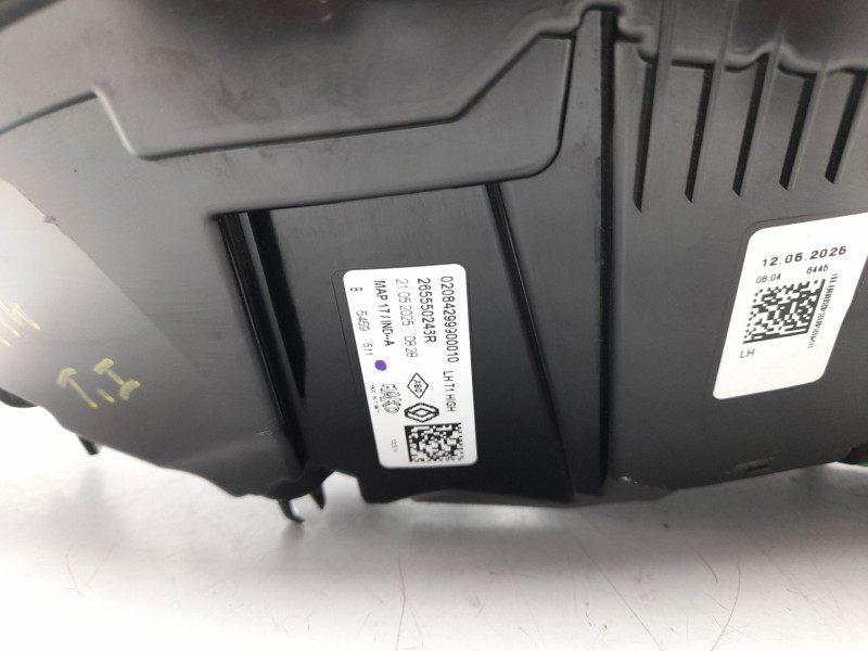 Recambio de piloto trasero izquierdo para renault captur e-tech hybrid referencia OEM IAM 265550246R  