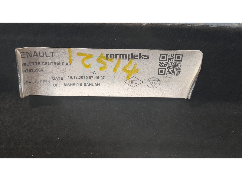 Recambio de bandeja trasera para renault clio v (b7_) 1.0 lpg (b7mt) referencia OEM IAM 794203550R  