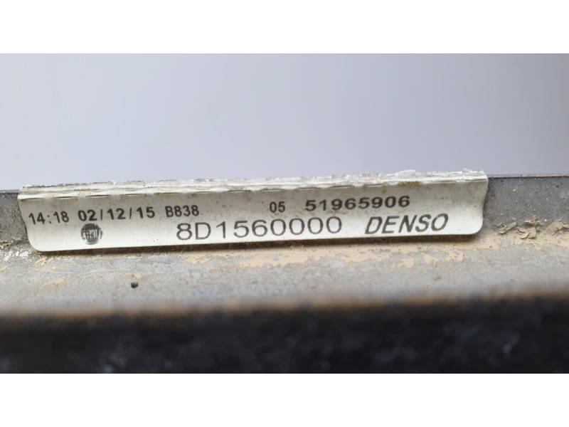 Recambio de radiador agua para jeep renegade suv (bu, b1, bv) 2.0 crd 4x4 referencia OEM IAM 8D1560000  