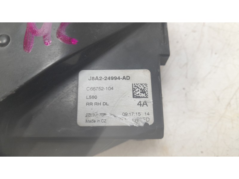 Recambio de cerradura puerta trasera derecha para land rover range rover velar (l560) 2.0 p300 si4 4x4 referencia OEM IAM J8A224