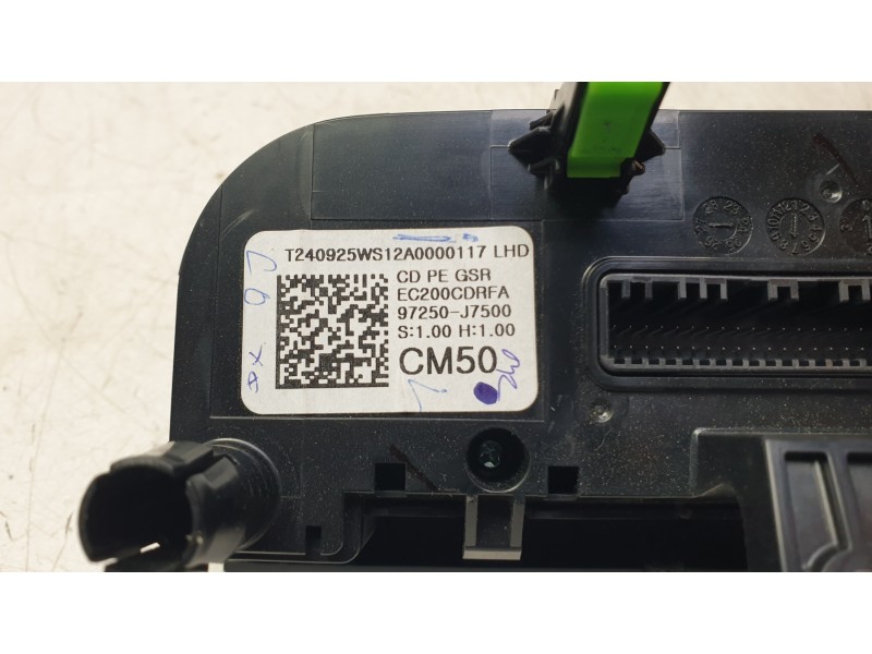 Recambio de mando climatizador para kia ceed tourer (cd) 1.0 t-gdi referencia OEM IAM 97250J7500  