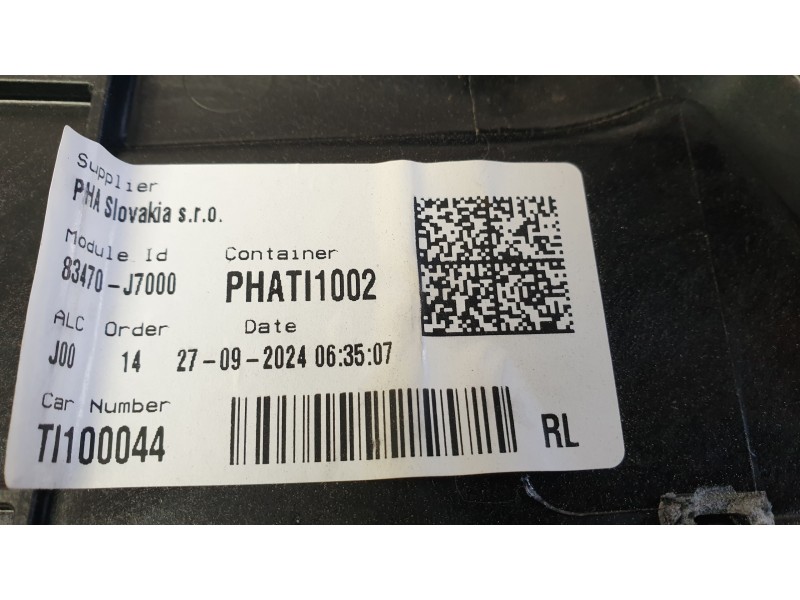 Recambio de motor elevalunas trasero izquierdo para kia ceed tourer (cd) 1.0 t-gdi referencia OEM IAM 83470J7000  