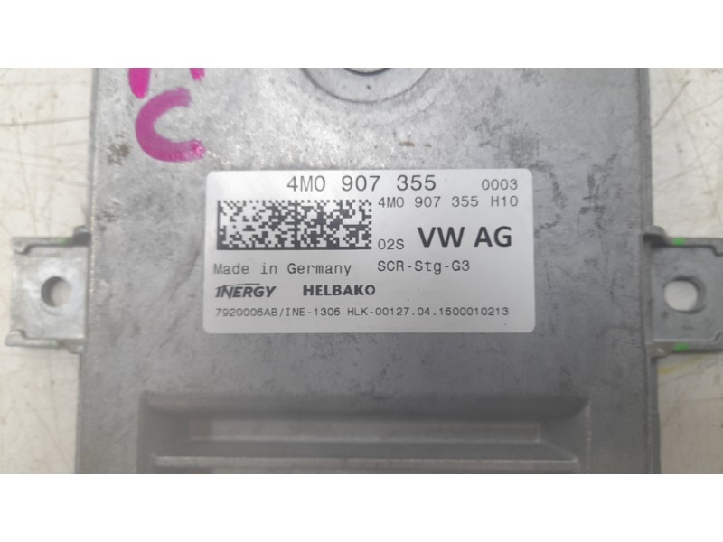 Recambio de modulo electronico para audi a4 b9 avant (8w5, 8wd) 2.0 tdi referencia OEM IAM 4M0907355  