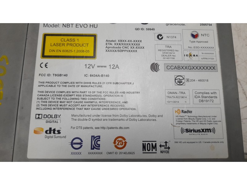 Recambio de modulo electronico para bmw 3 (f30, f80) 340 i xdrive referencia OEM IAM   