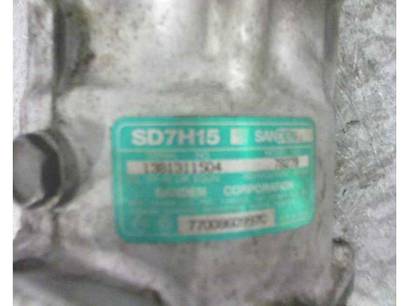 Recambio de compresor aire acondicionado para renault twingo (co6) 1.3 cat referencia OEM IAM 7700860997C SD7H15 7827B