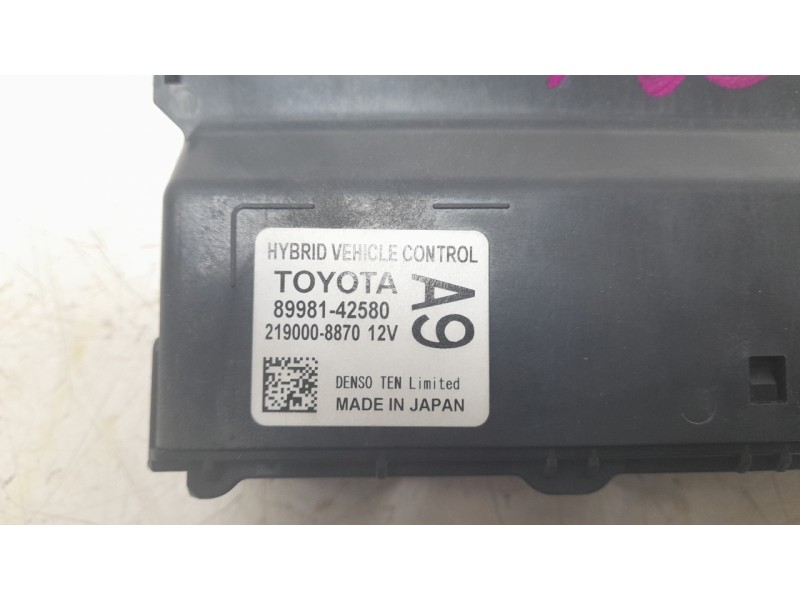 Recambio de modulo electronico para toyota rav 4 v (_a5_, _h5_) 2.5 hybrid (axah52) referencia OEM IAM 8998142580  