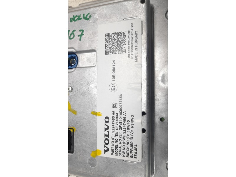 Recambio de pantalla multifuncion para volvo v60 ii cross country (227) d4 awd referencia OEM IAM 32247465AA  