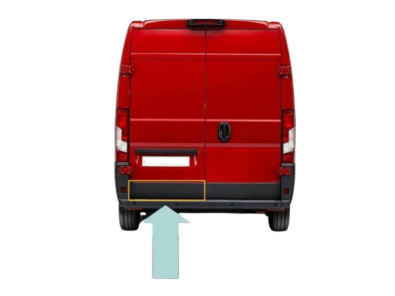 Recambio de moldura puerta trasera izquierda para citroën jumper combi (06.2006) referencia OEM IAM 1308058070  107095399E/FT930