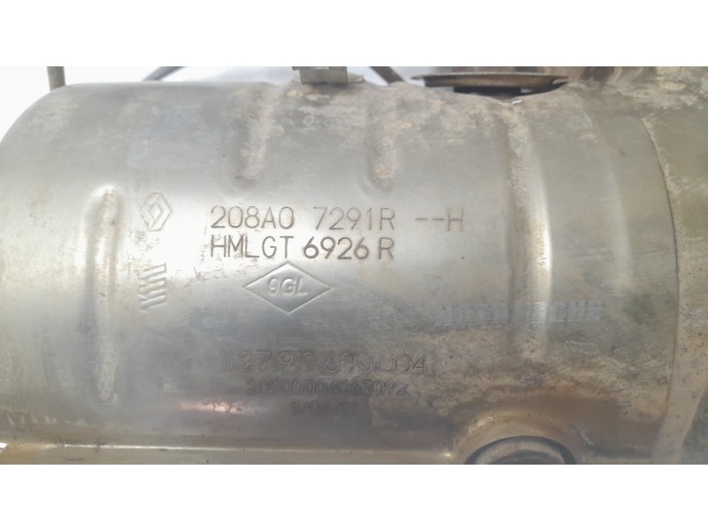 Recambio de filtro de particulas para renault megane iv sport tourer (k9a/m/n_) 1.3 tce 140 (k9nb) referencia OEM IAM 208A07291R