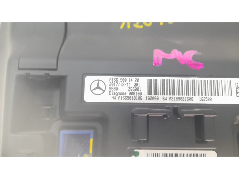 Recambio de pantalla multifuncion para mercedes-benz clase gla (x156) gla 180 (156.942) referencia OEM IAM A1669001420  