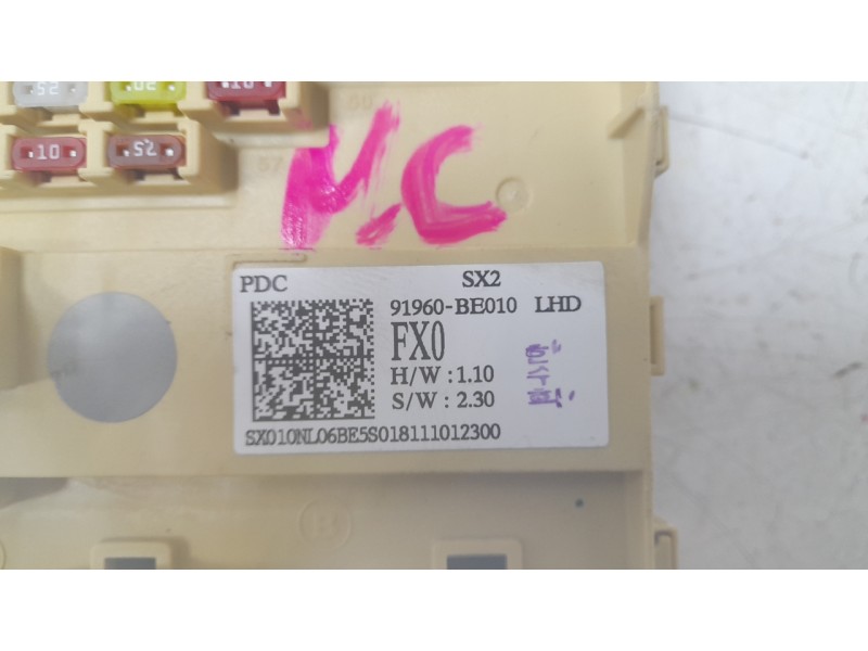 Recambio de caja reles / fusibles para hyundai kona 1.0 t-gdi referencia OEM IAM 91960BE010  