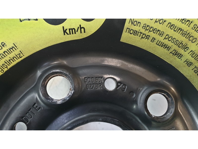 Recambio de rueda de repuesto para skoda octavia iv (nx3, nn3, pv3) 2.0 tdi referencia OEM IAM 5Q0601027BR  