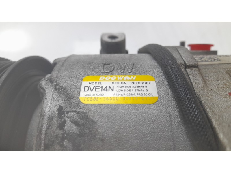 Recambio de compresor aire acondicionado para hyundai kona 1.0 t-gdi referencia OEM IAM 97701J9600  