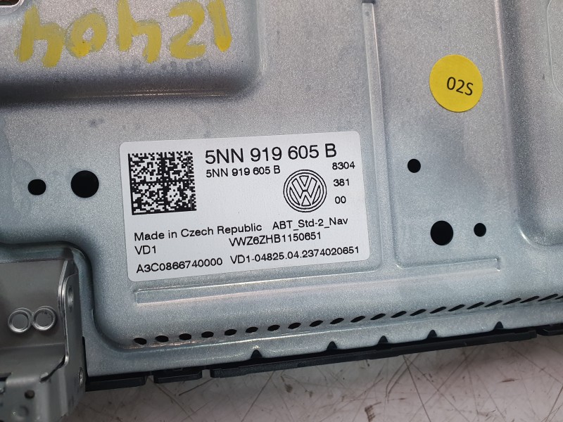 Recambio de pantalla multifuncion para volkswagen touran (5t1) 2.0 tdi referencia OEM IAM 5G919605B  