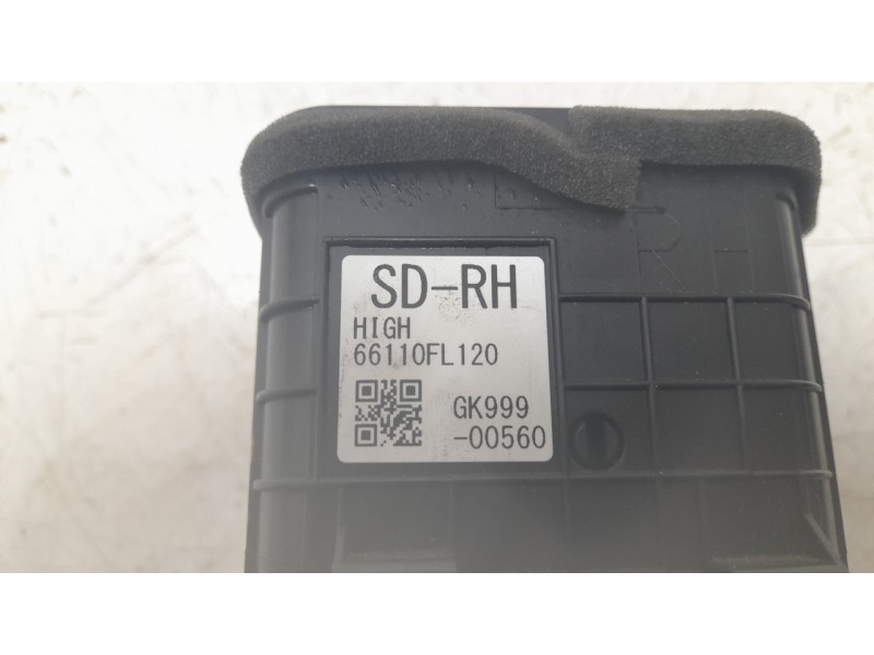 Recambio de rejilla aireadora para subaru xv (gt, g24) 2.0 i awd (gt7) referencia OEM IAM 66110FL120  