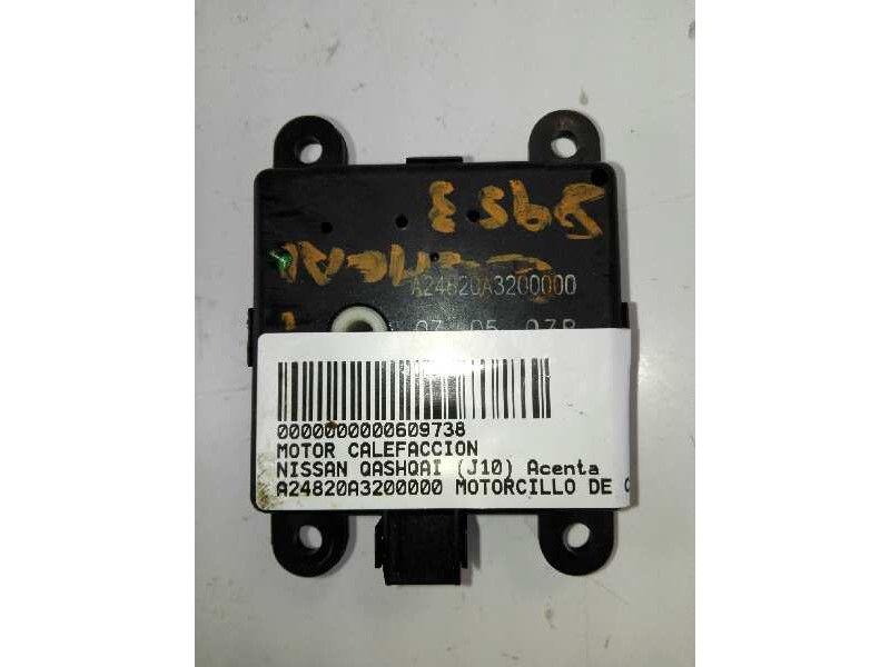 Recambio de motor calefaccion para nissan qashqai (j10) acenta referencia OEM IAM A24820A3200000  