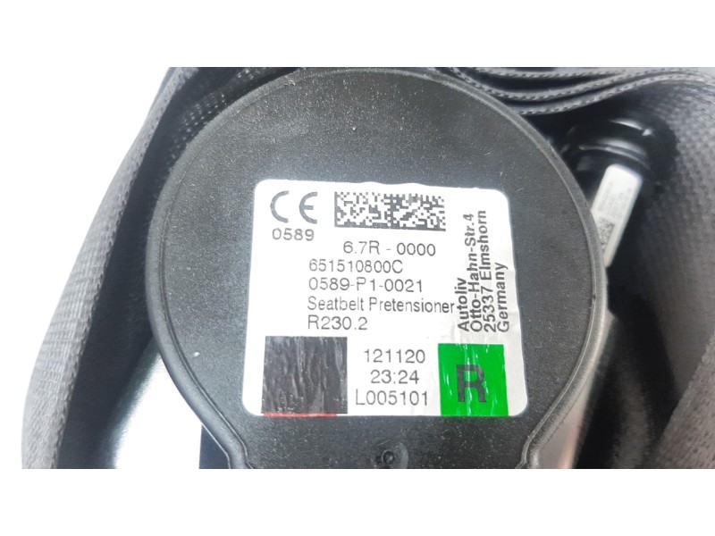 Recambio de cinturon seguridad delantero derecho para hyundai tucson referencia OEM IAM 88820N7200NNB  