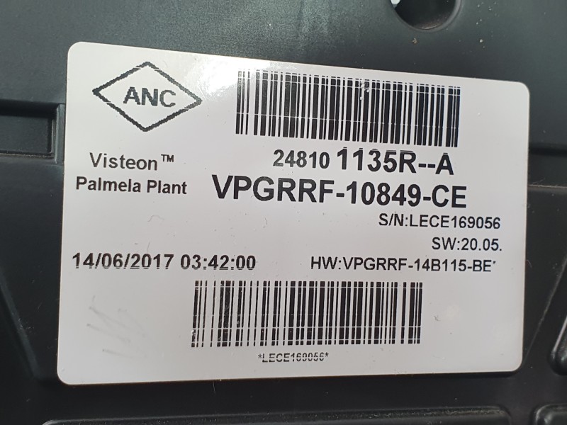 Recambio de cuadro instrumentos para renault clio iv grandtour (kh_) 0.9 tce 90 referencia OEM IAM 248101135R  